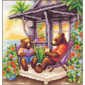 Lanarte Lanarte Borduurpakket A beartastic holiday