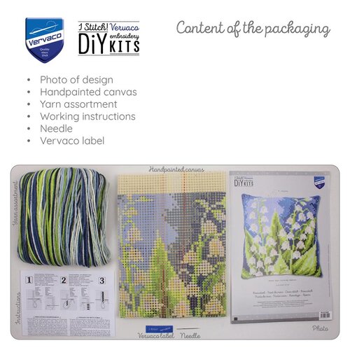 Vervaco Vervaco borduur kussen Meiklokjes