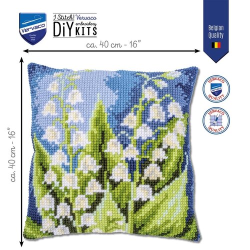 Vervaco Vervaco borduur kussen Meiklokjes