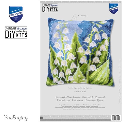 Vervaco Vervaco borduur kussen Meiklokjes