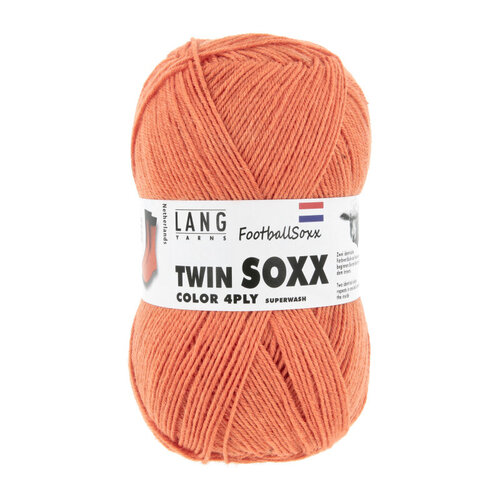 Lang Yarns Lang Yarns Super Soxx Sokkenwol 100 gram Oranje Voetbalsokken