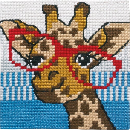 Permin Permin Voorbedrukt Borduurpakket Giraffe 9125