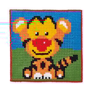 Permin Permin Voorbedrukt Borduurpakket Tijger 9381