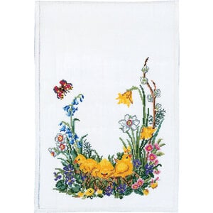 Eva Rosenstand Eva Rosenstand tafelloper met kuikentjes 30 x 100 cm 23-281