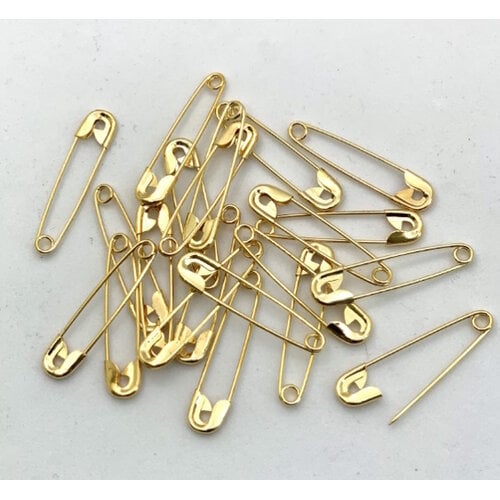 Hobby & Crafting Fun Veiligheidsspelden 25 stuks 24 mm goud