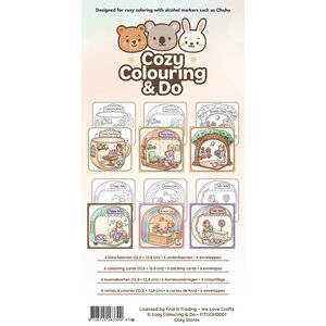 Cozy Colouring Cards Set Cozy Stores