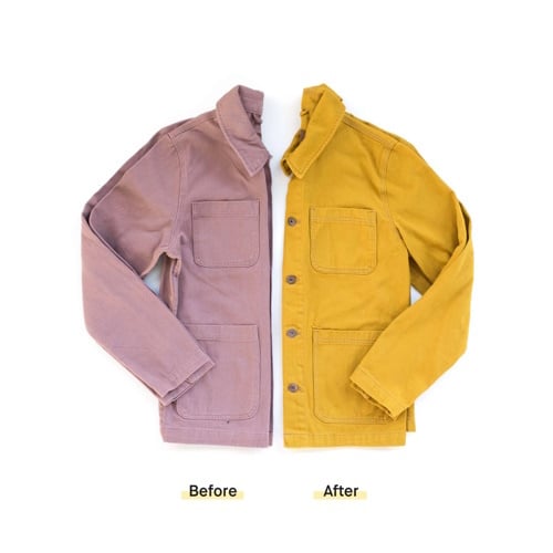 Jas verven met Rit DyeMore