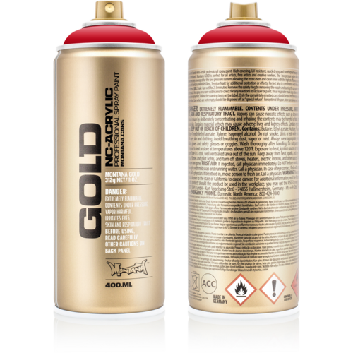 Montana Montana Gold Spraypaint Shock Red 400 ml