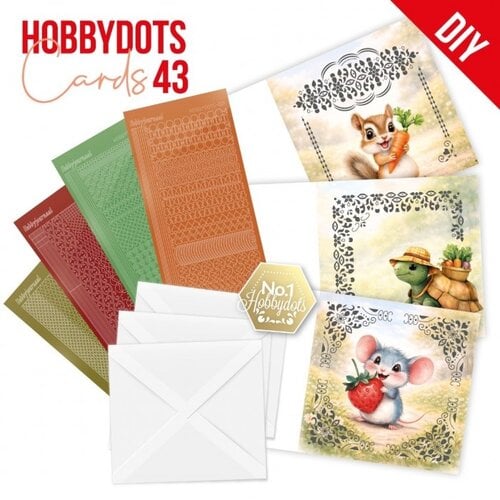 Hobbydots Hobbydots Cards 43 Cute Garden Friends