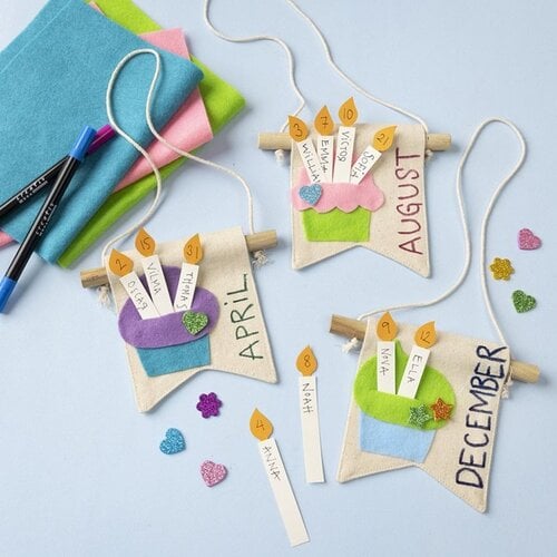 Creotime Textielstiften 20 stuks basiskleuren