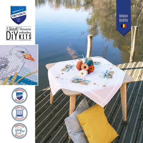 Vervaco Vervaco Tafelkleed Ocean breeze 80 x 80 cm
