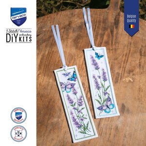 Vervaco Bladwijzers Lavendel met vlinders 2 stuks Vervaco Bladwijzers Lavendel met vlinders 2 stuks