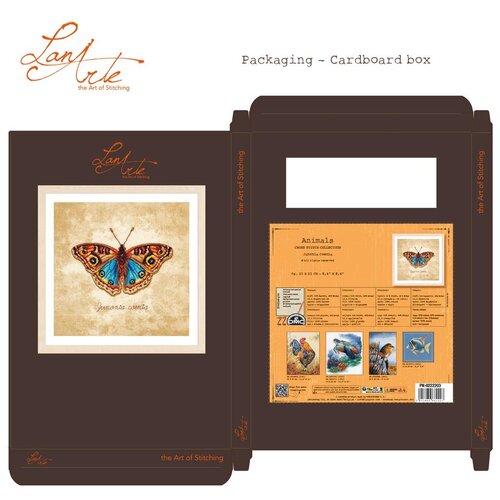 Lanarte Lanarte Borduurpakket Junonia coenia Lanarte Lanarte Borduurpakket Junonia coenia