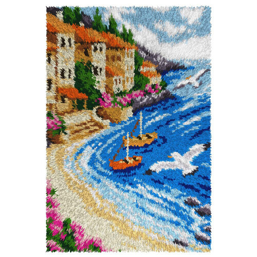 Orchidea Smyrna knoopkleed Sea Houses 50 x 74.5 cm
