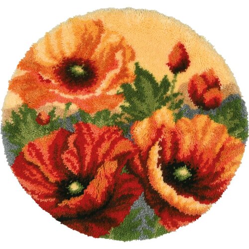 Vervaco Smyrna knoopkleed Klaprozen 67 x 67 cm