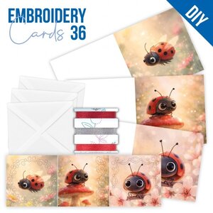 Hobbydots Stitch and Do PP cards 36 Ladybug Hobbydots Stitch and Do PP cards 36 Ladybug