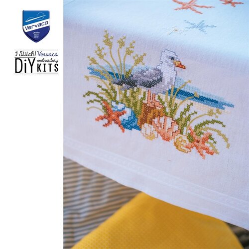 Vervaco Vervaco Tafelloper Ocean breeze 40 x 100 cm