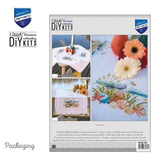 Vervaco Vervaco Tafelloper Ocean breeze 40 x 100 cm