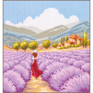 Vervaco Vervaco borduurpakket Provence lavendellandschap