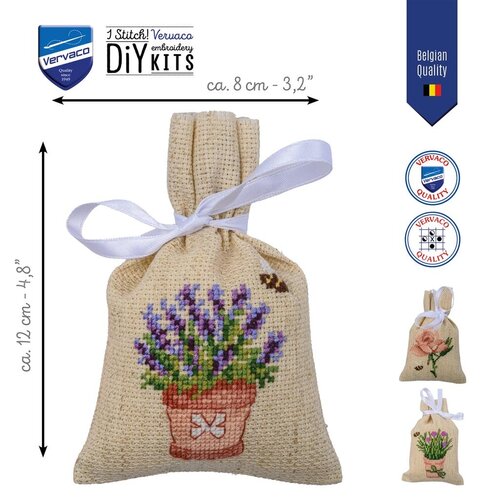 Vervaco Vervaco Kruidenzakjes Bloemen 3 stuks PN-0201687