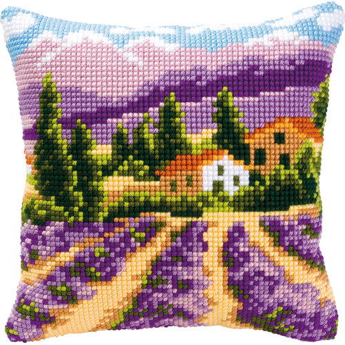 Vervaco Vervaco borduur kussen Provence 40 x 40 cm