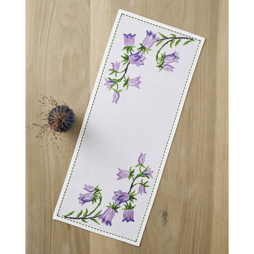Permin Permin tafelloper Bellflower 24 x 62 cm 63-5157