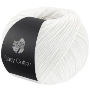 Lana Grossa Lana Grossa Easy Cotton 0001 Wit Lana Grossa Lana Grossa Easy Cotton 0001 Wit