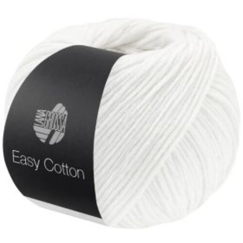 Lana Grossa Lana Grossa Easy Cotton 0001 Wit Lana Grossa Lana Grossa Easy Cotton 0001 Wit