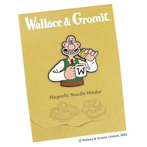 Bothy Threads Needle Minder Wallace & Gromit Lovely Tea!