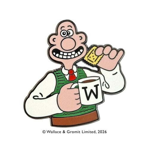 Bothy Threads Needle Minder Wallace & Gromit Lovely Tea!
