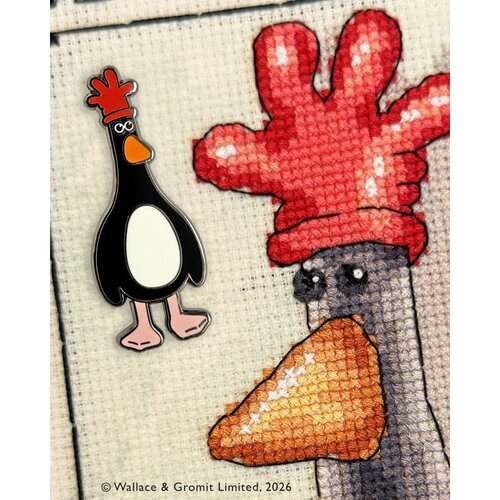 Bothy Threads Needle Minder Wallace & Gromit Feathers Bothy Threads Needle Minder Wallace & Gromit Feathers