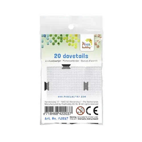 PixelHobby Pixelhobby zwaluwstaartjes 20 stuks