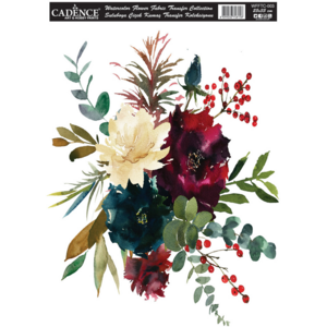 Cadence Cadence Textiel Transfer Aquarel Bloemen 0003 Cadence Cadence Textiel Transfer Aquarel Bloemen 0003