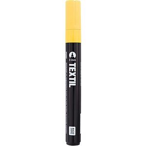Rico Design Textielstift Geel 3 mm