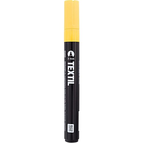 Rico Design Textielstift Geel 3 mm