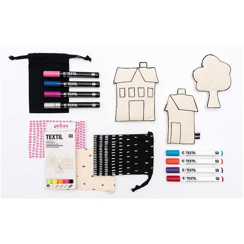 Rico Design Textielstift Zwart 3 mm