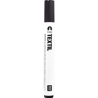 Textielstift Zwart 3 mm