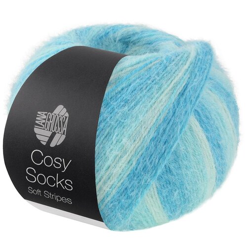 Lana Grossa Lana Grossa Cosy Socks Soft Stripes Lana Grossa Lana Grossa Cosy Socks Soft Stripes