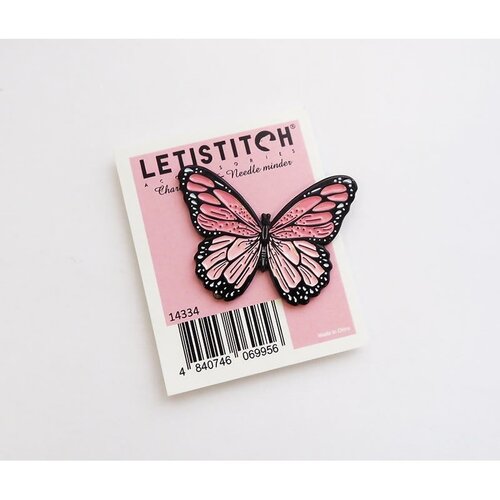 Leti Stitch Needle Minder Spring Butterfly