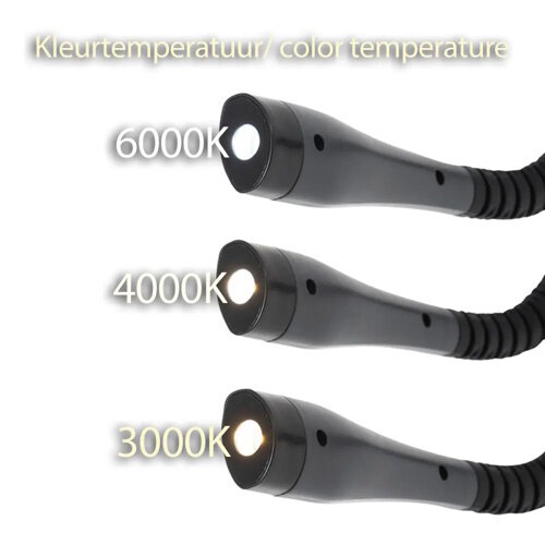 LED Flexibele neklamp met USB kabel LED Flexibele neklamp met USB kabel