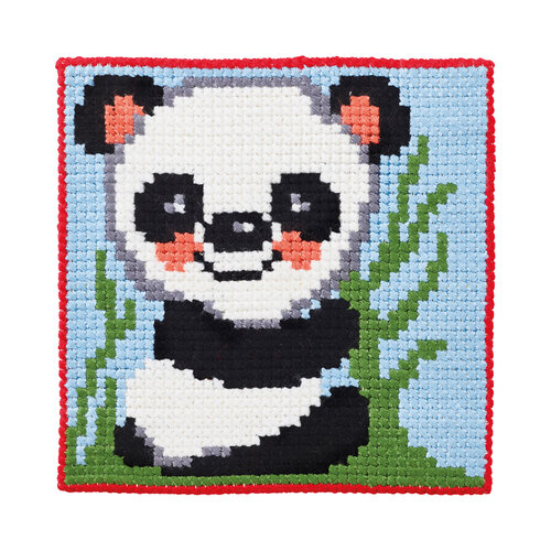 Permin Permin Borduurpakket Panda 9384 Permin Permin Borduurpakket Panda 9384