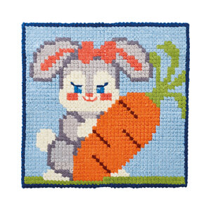 Permin Permin Borduurpakket Konijn 9375 Permin Permin Borduurpakket Konijn 9375
