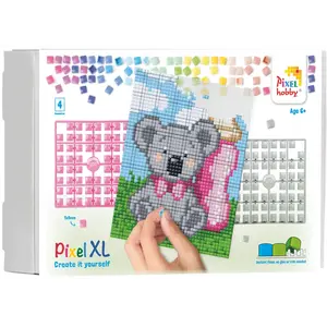 PixelHobby Pixelhobby XL geschenkset Geboorte Meisje 28002