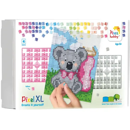 PixelHobby Pixelhobby XL geschenkset Geboorte Meisje 28002