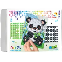 Pixelhobby XL Geschenkset 4 platen Panda 28012