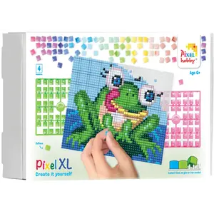 PixelHobby Pixelhobby XL Geschenkset 4 platen Kikker 28013