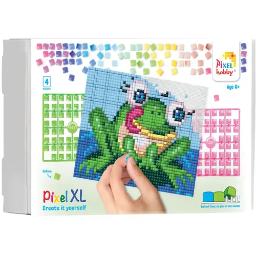 PixelHobby Pixelhobby XL Geschenkset 4 platen Kikker 28013