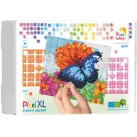 Pixelhobby XL Geschenkset 4 platen Blauwe Vlinder