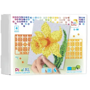 PixelHobby Pixelhobby XL Geschenkset 4 platen Narcis 28018