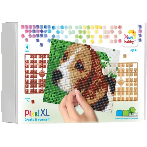 PixelHobby Pixelhobby XL patroon 4 platen Beagle 28019